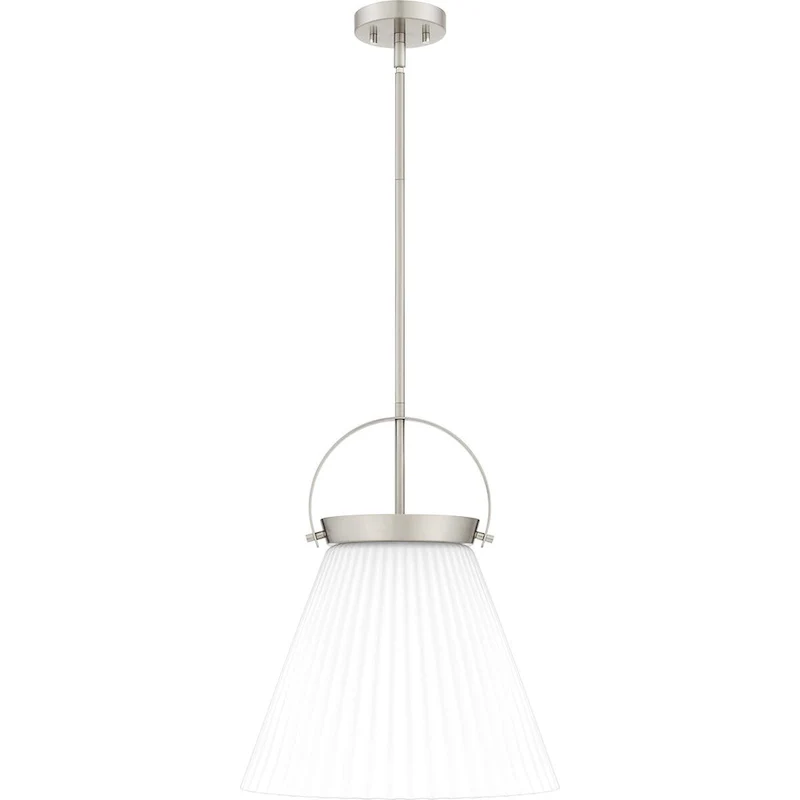 Thibault 1-Light Brushed Nickel Pendant Light
