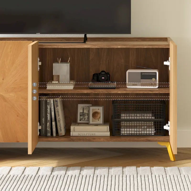 Moasis 63 Solid Wood Sideboard TV Stand