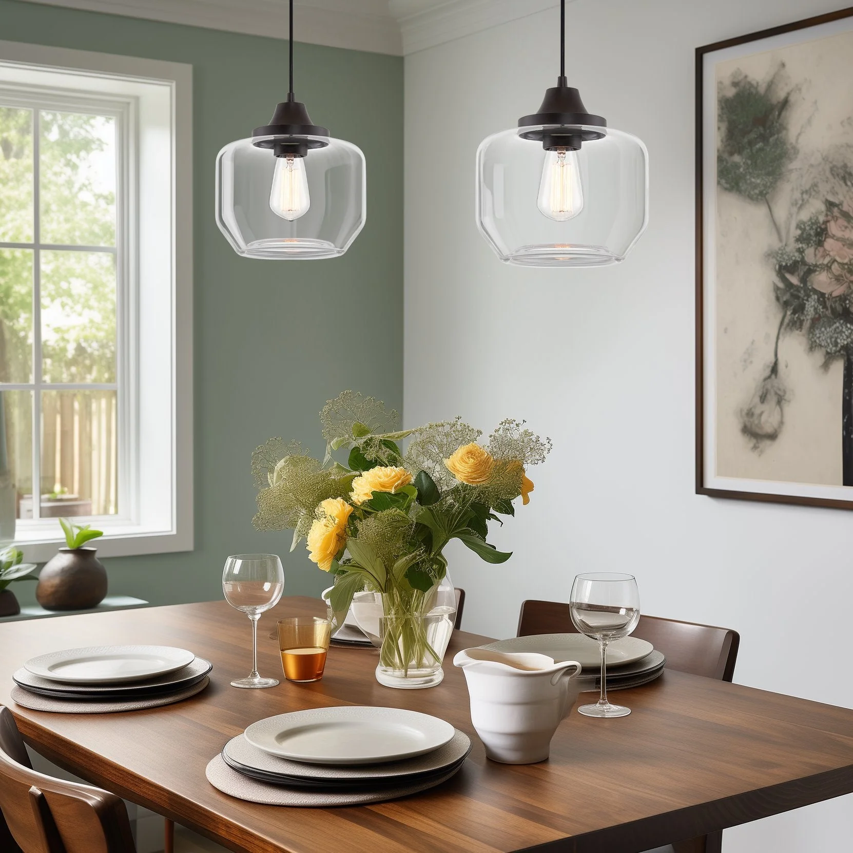 Maia 10 Modern Farmhouse Pendant Light