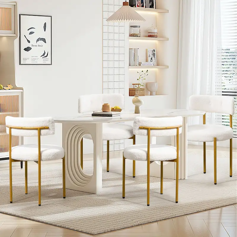 AVAWING Dining Chairs Mid-Century Modern Kitchen Chairs Set of 4