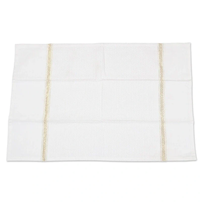 Handmade Snow Sophistication Cotton Dish Towels (Set Of 3)