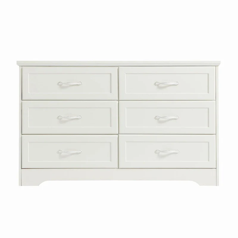 47.8 Modern Bedroom Chest with 6 Drawers Dresser