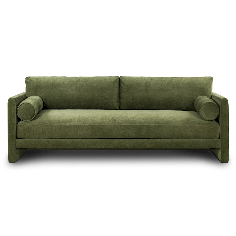 Poly & Bark Lea 90 Sofa - Includes 2 Bloster Pillows and Removable Cushion Covers