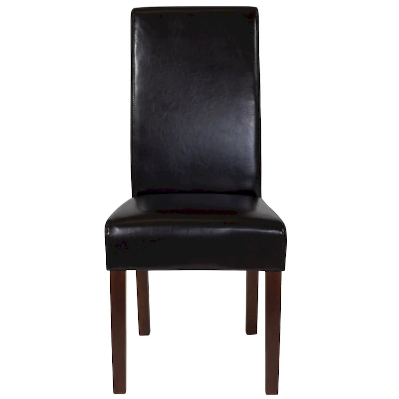 Tufted Parsons Chair with Side Panel Detail