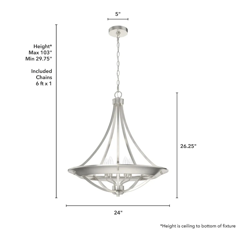 Hunter Perch Point Pendant - Island, Dining, Entry - Rustic, Mountain, Modern