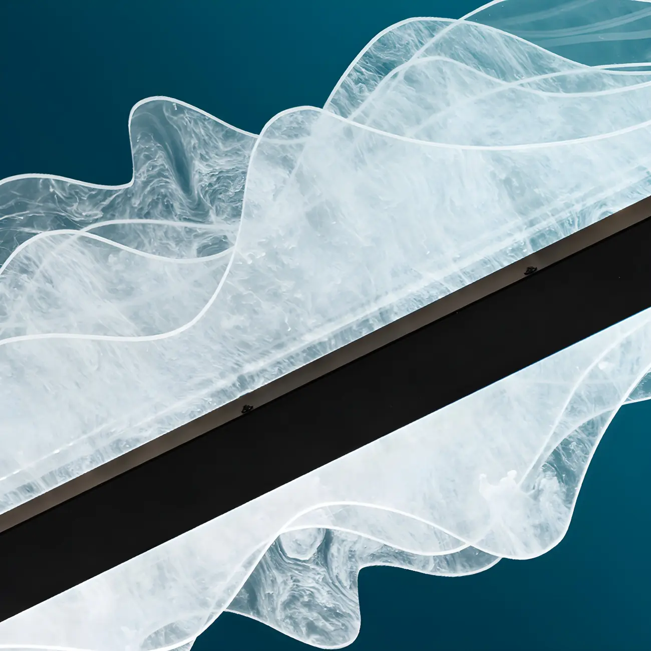 Modern Metal Rectangular Unique Pendant Light