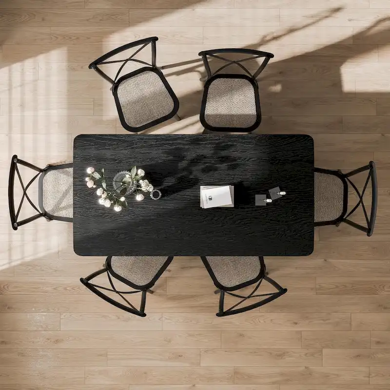 Lumioca Cinna Oak Wood Double Pedestal Dining Table