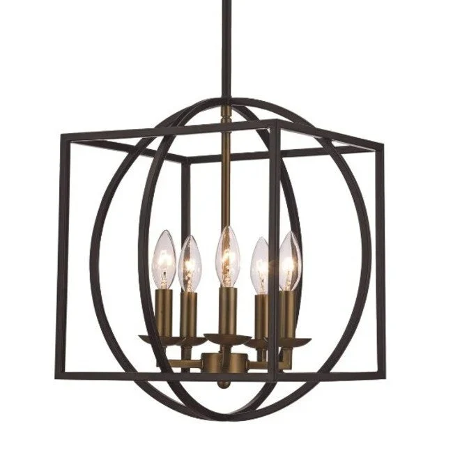 Trans Globe Lighting 11185 Arzio 5 Light 16  Wide Pendant