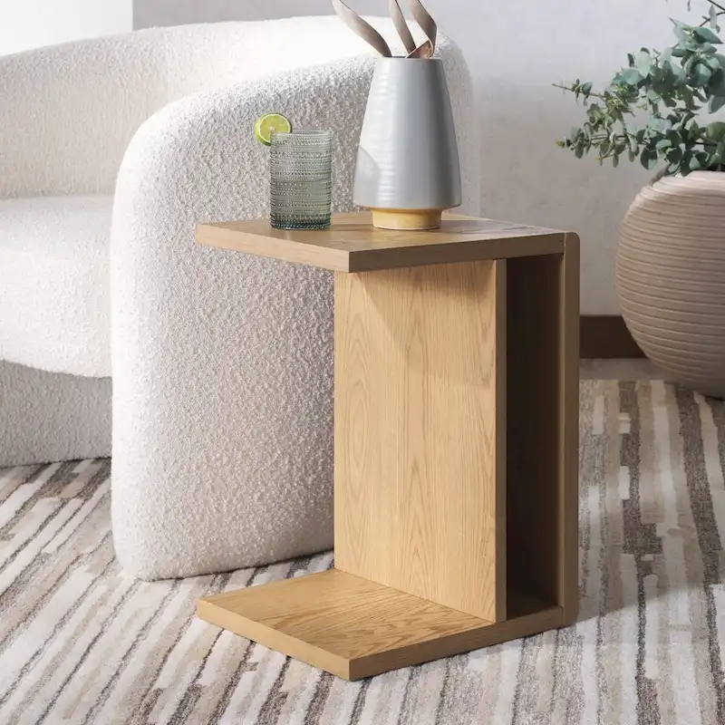 Couture Kassia Wood C Table - 14Wx13Dx20H