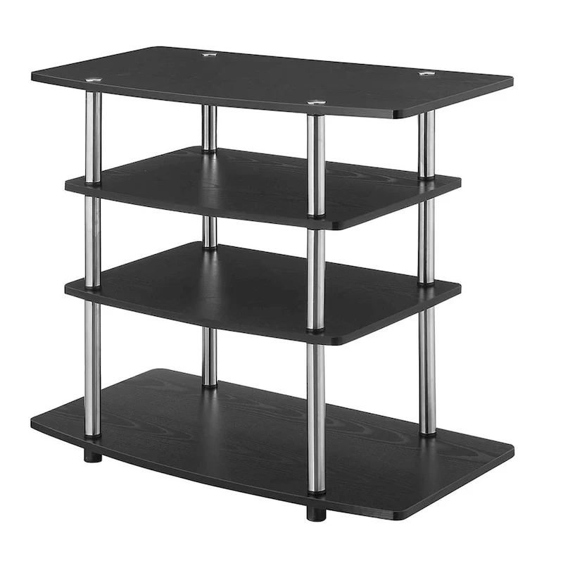 No Tools 4 Tier Highboy TV Stand