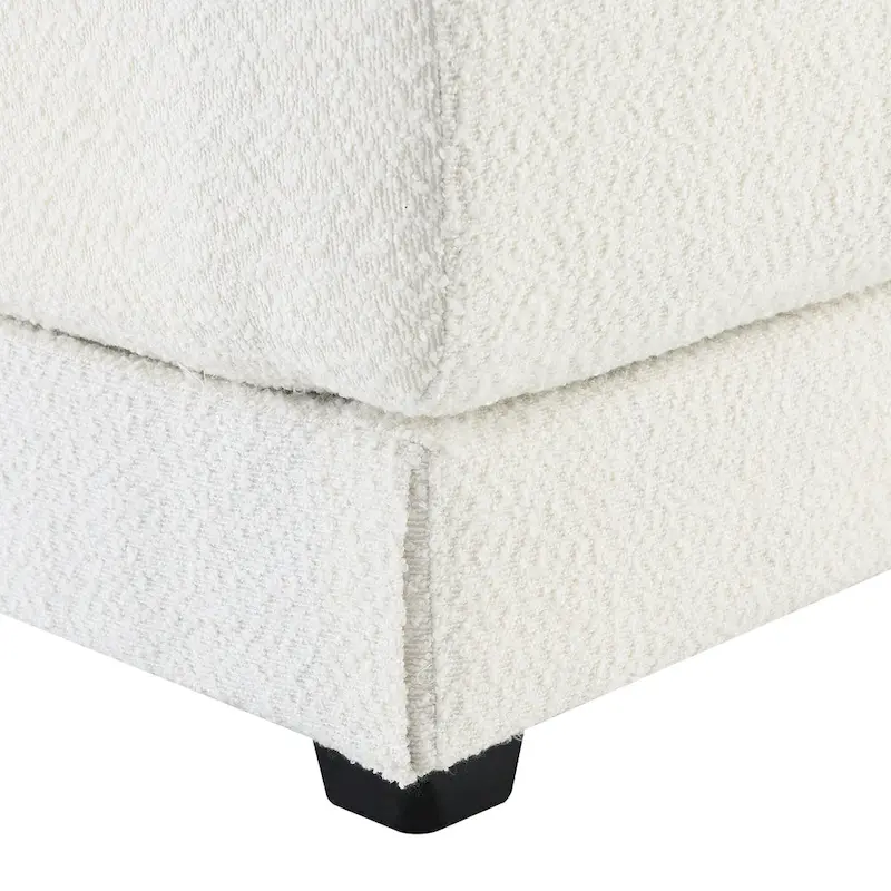 Convertible L-shaped Couch,Wide Seat Sectional Sofa wReversible Chaise