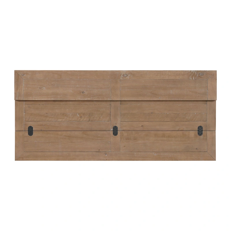 Napa 60 Solid Wood Pedestal Flip-top Sofa Console Table