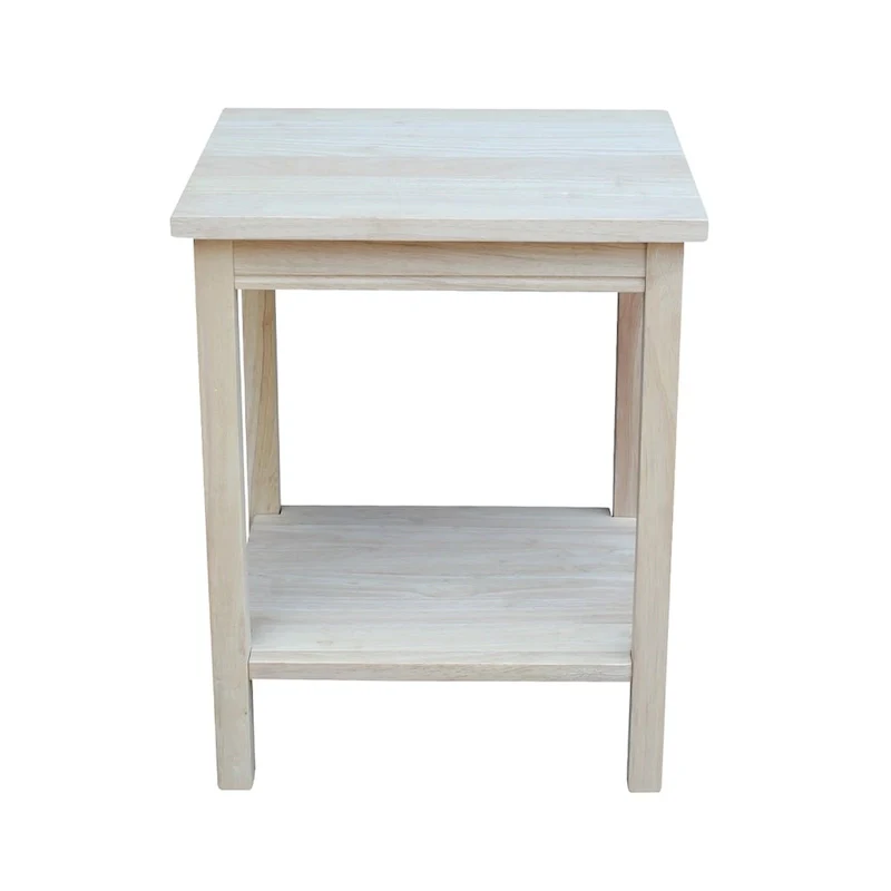 The Gray Barn Moonshine Unfinished Accent Table