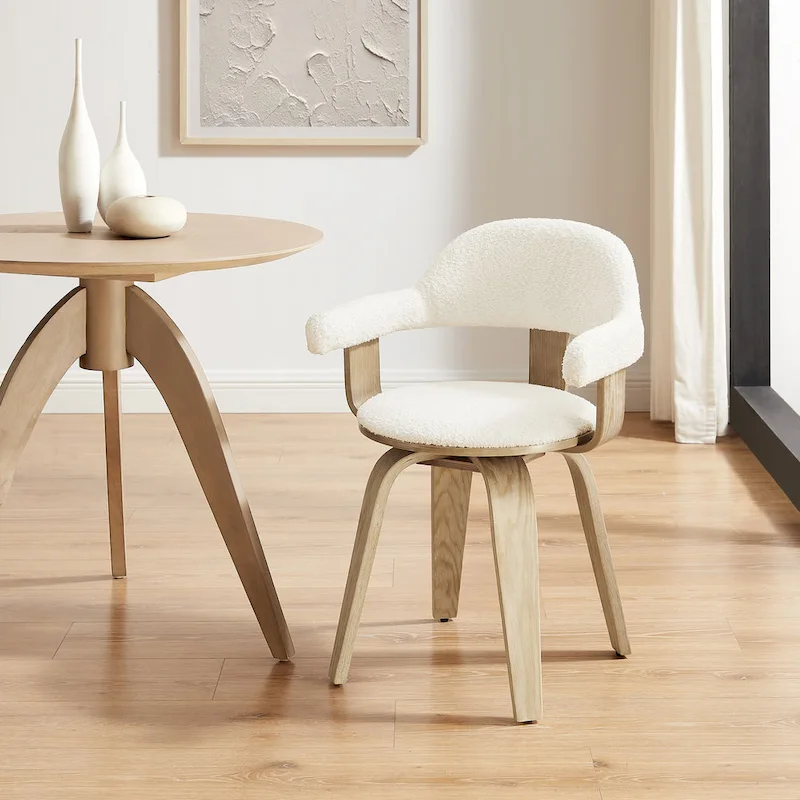 Art Leon Mid-century Modern Swivel Accent Chair