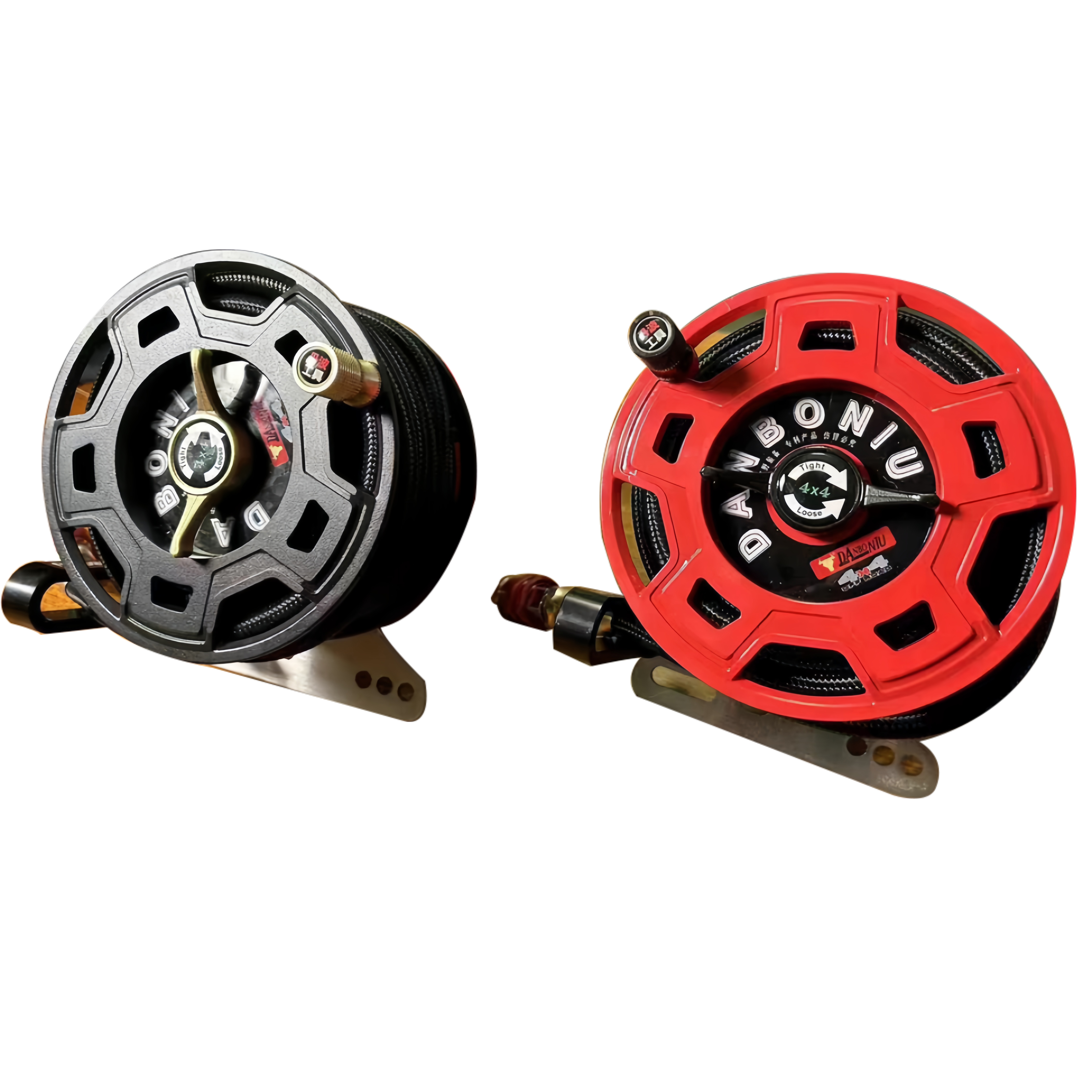 US Quality All-Terrain with Retract Air Pump Hose Reel
