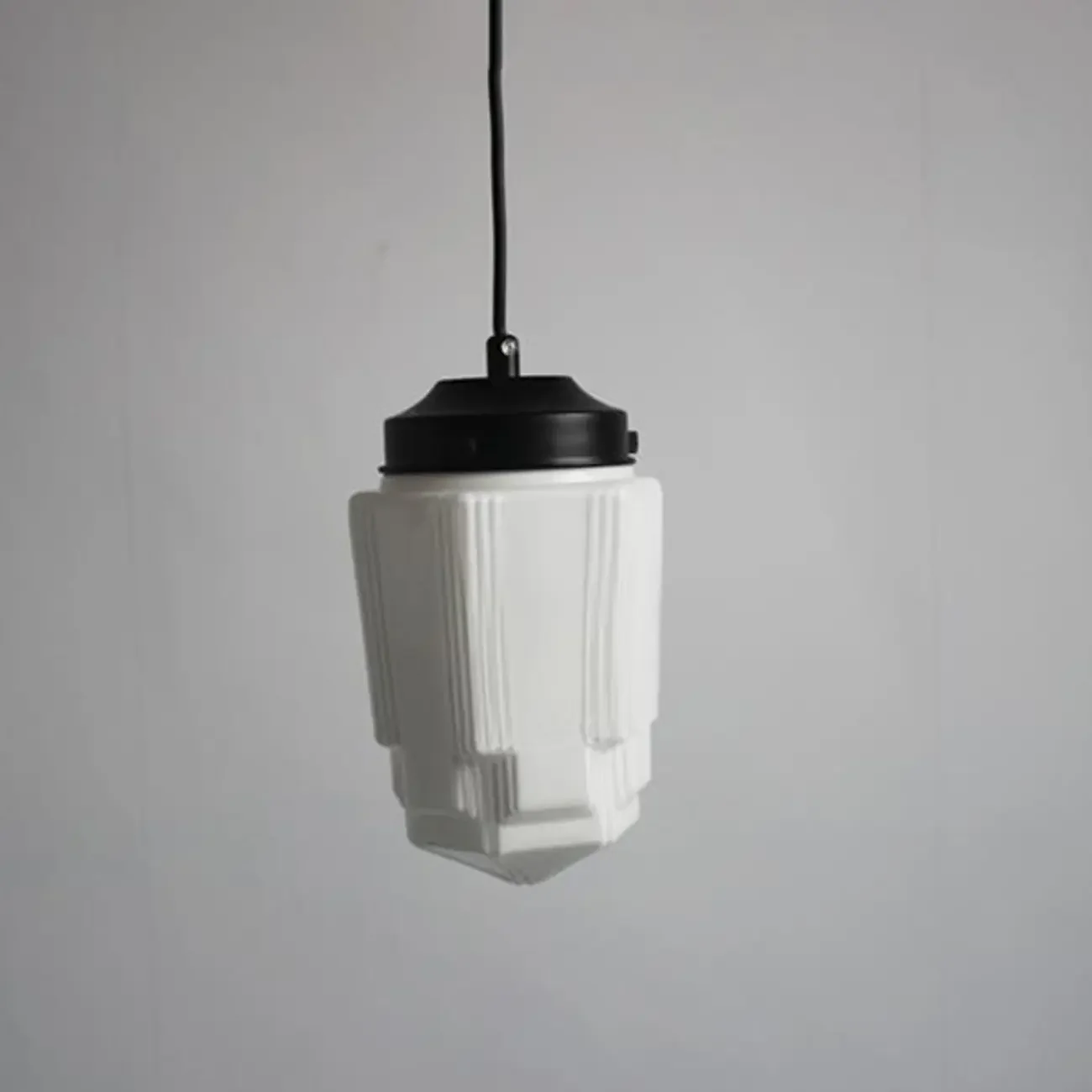 Modern Frosted Glass LED bedside pendant lamp in Hazelnut Tone