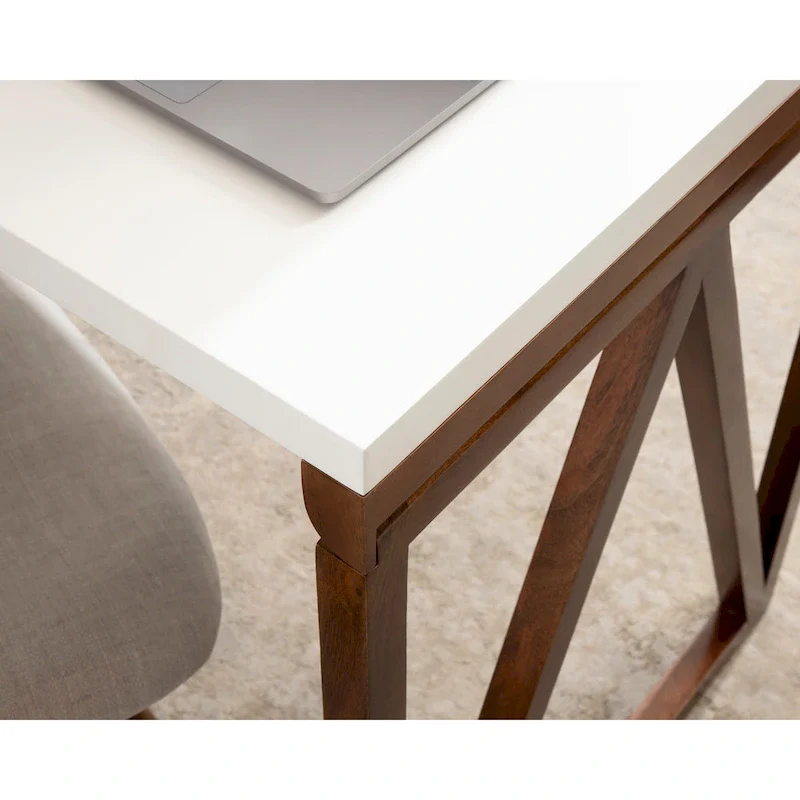 Kate and Laurel Kaya Wood Wall-Mounted Table - 24x33x31