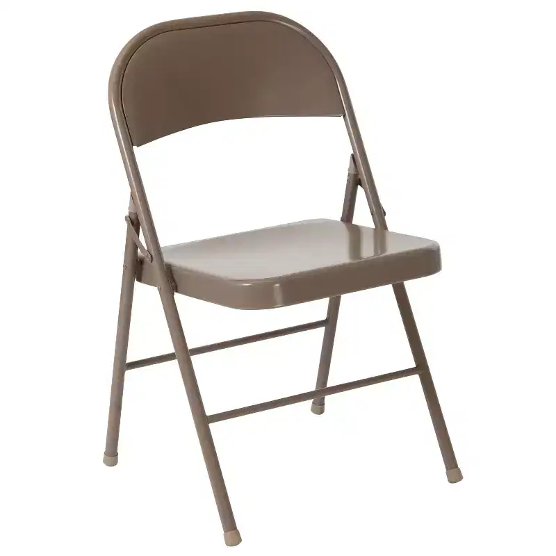 Flash Furniture 4 Pack HERCULES Series Double Braced Metal Folding Chair