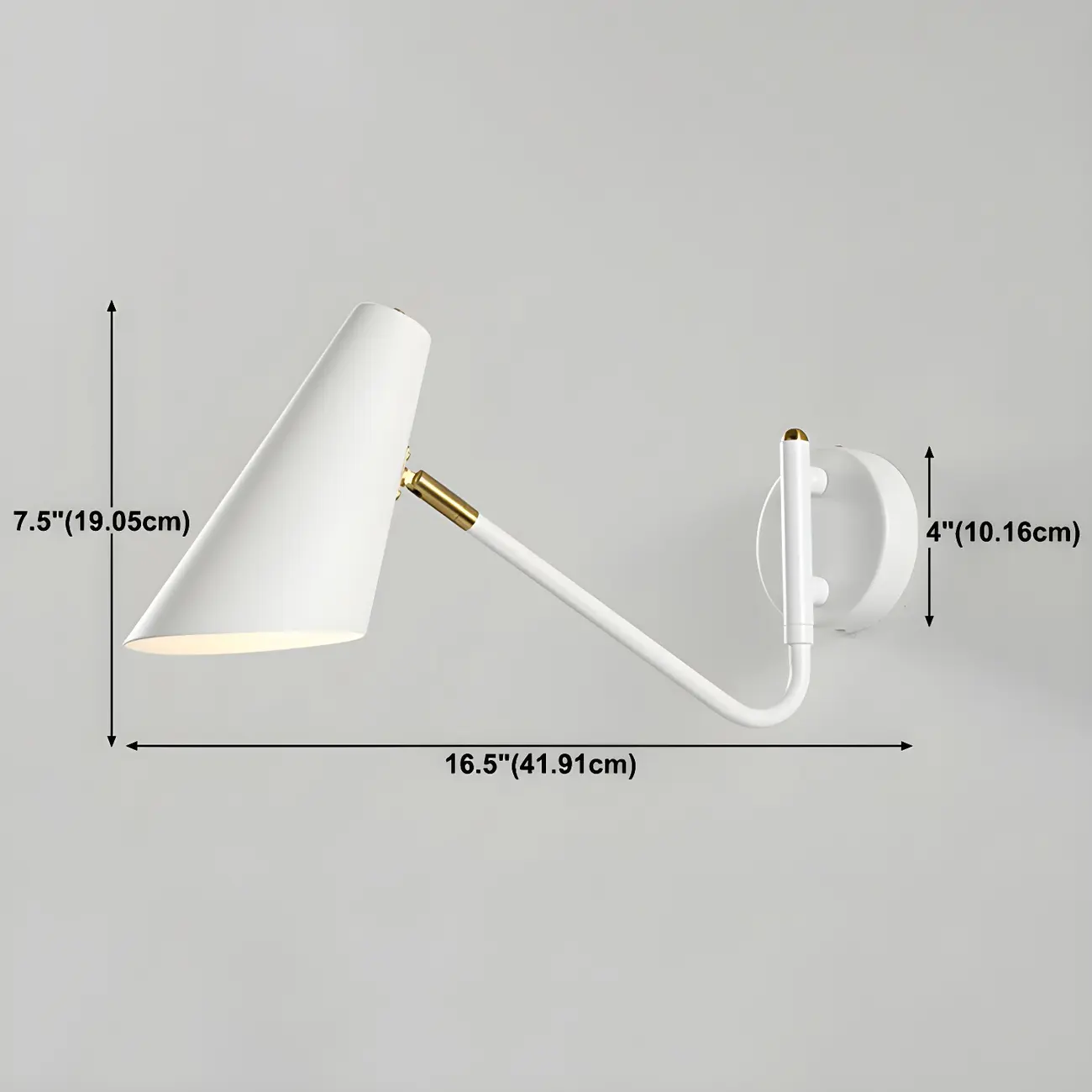 Modern Metal Simple Swing Arm Wall Light