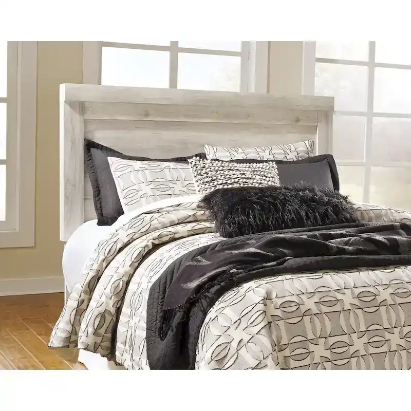 Signature Design by Ashley Bellaby Panel Headboard - Whitewash