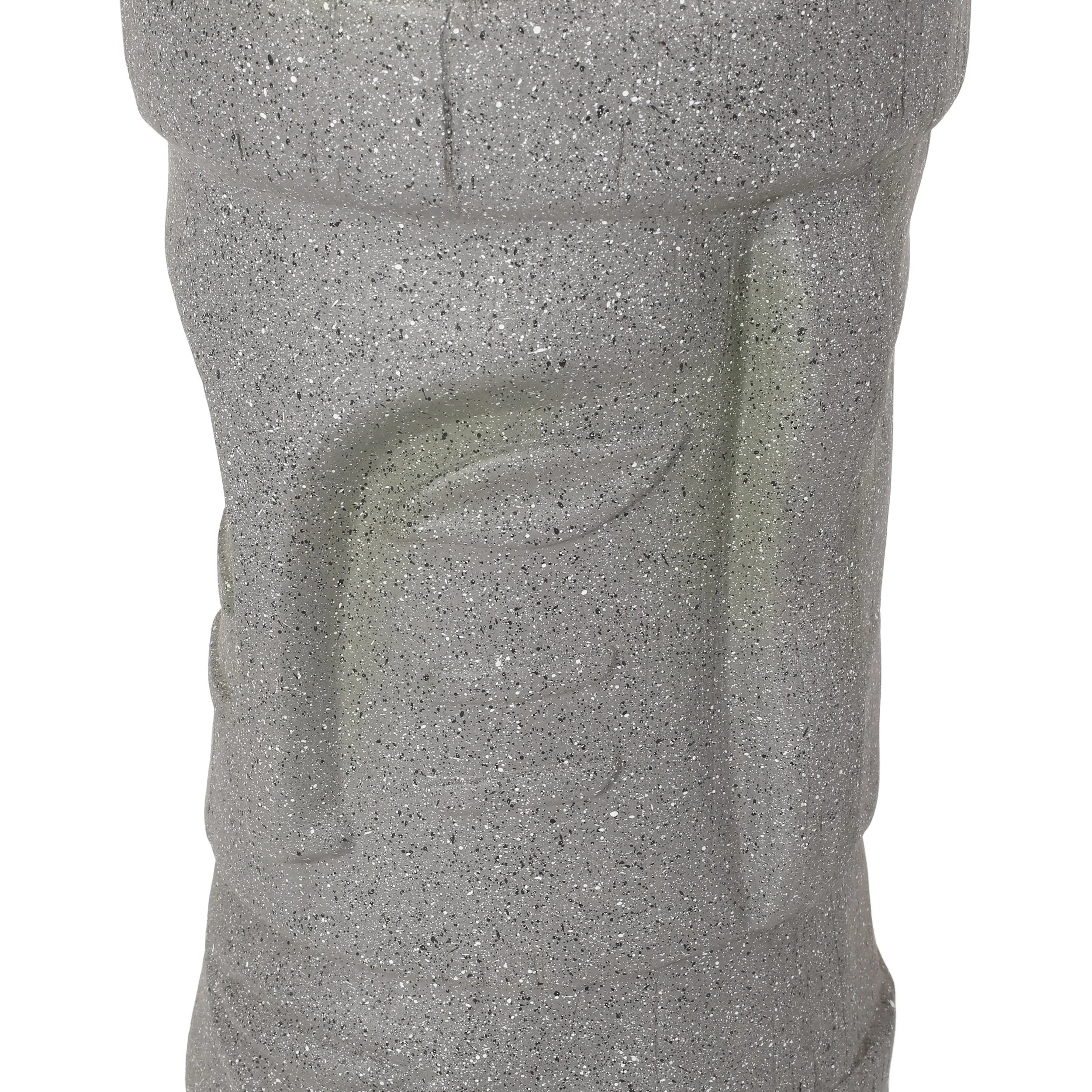 Outdoor Polynesian Decorative Planter, Stone Gray - NH853413