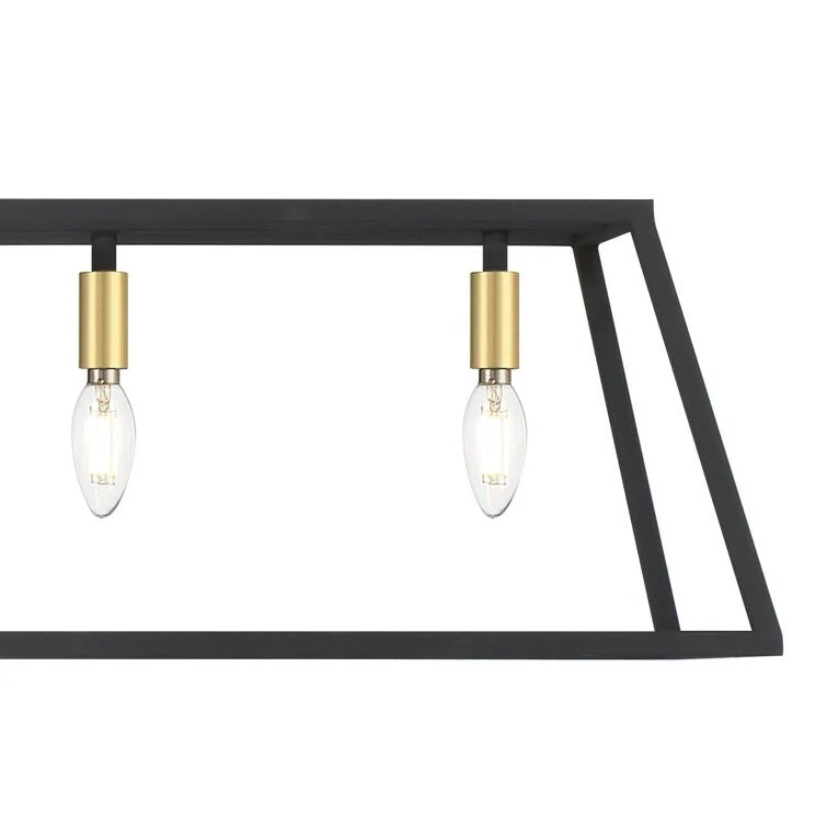 7-light Large Modern Farmhouse Kitchen Island Lighting - 55