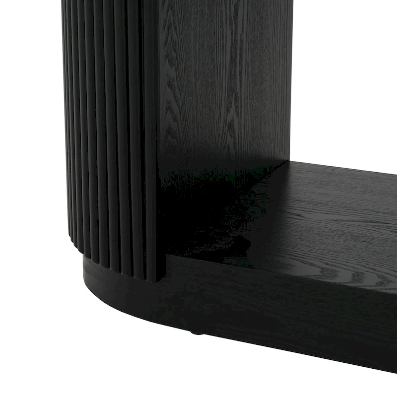 Christopher Knight Home - Mirod Modern Entryway Console Table with Open Shelf & Elegant Wood Grain Design