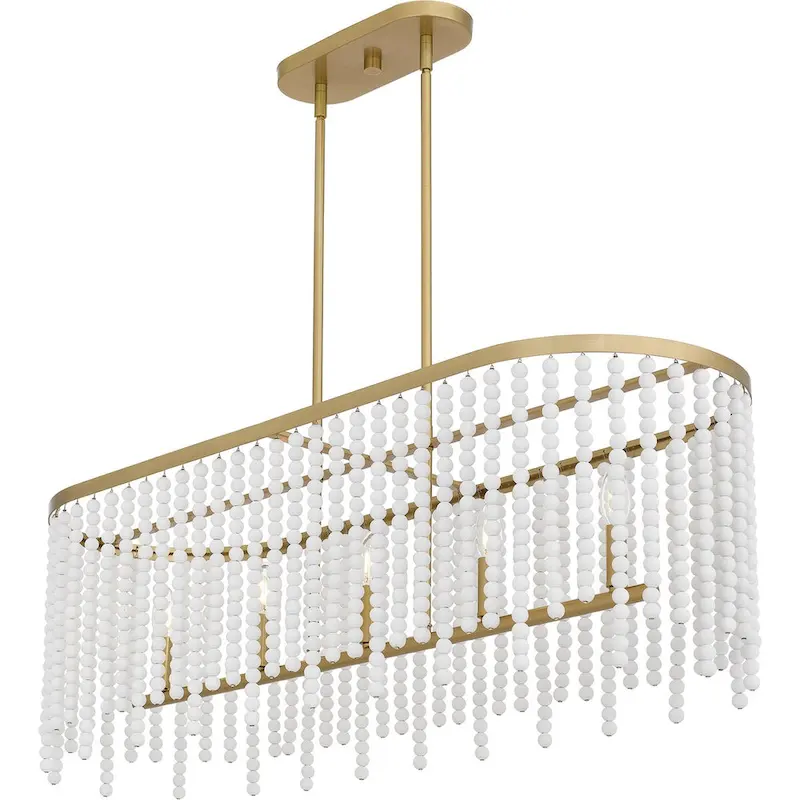 Apelle 5-Light Aged Brass Island Light