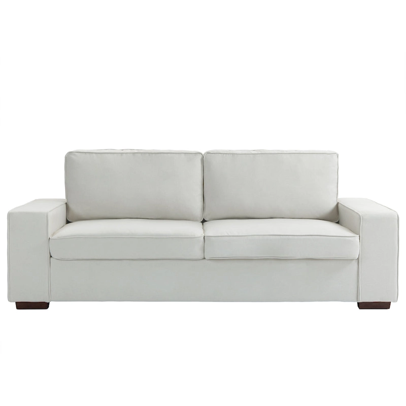 Modern 80 Upholstered Fabric 3-Seater Sofa