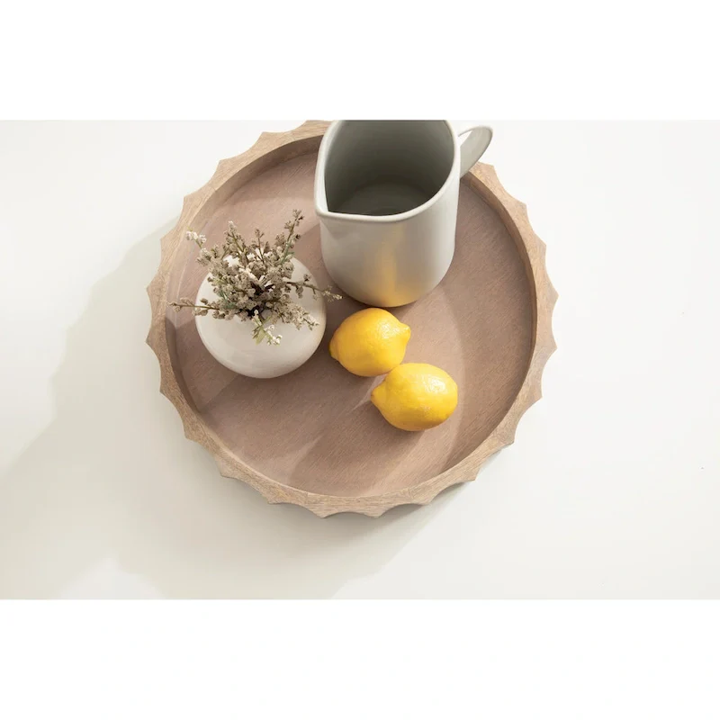 Kate and Laurel Lissi Round Tray