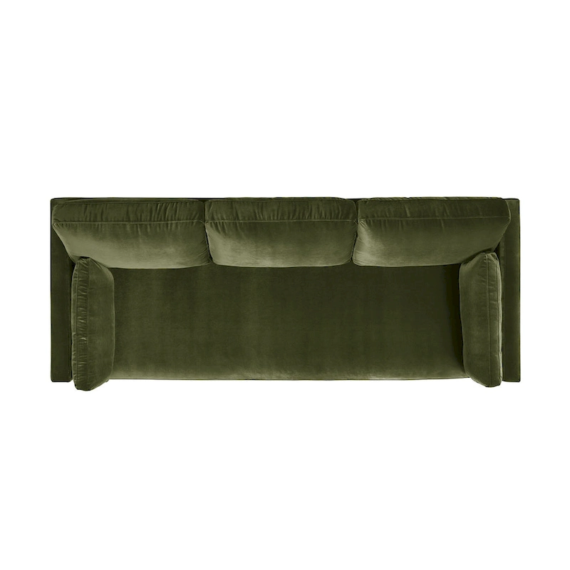 Knox 84 Modern Farmhouse Velvet Track Arm Sofa