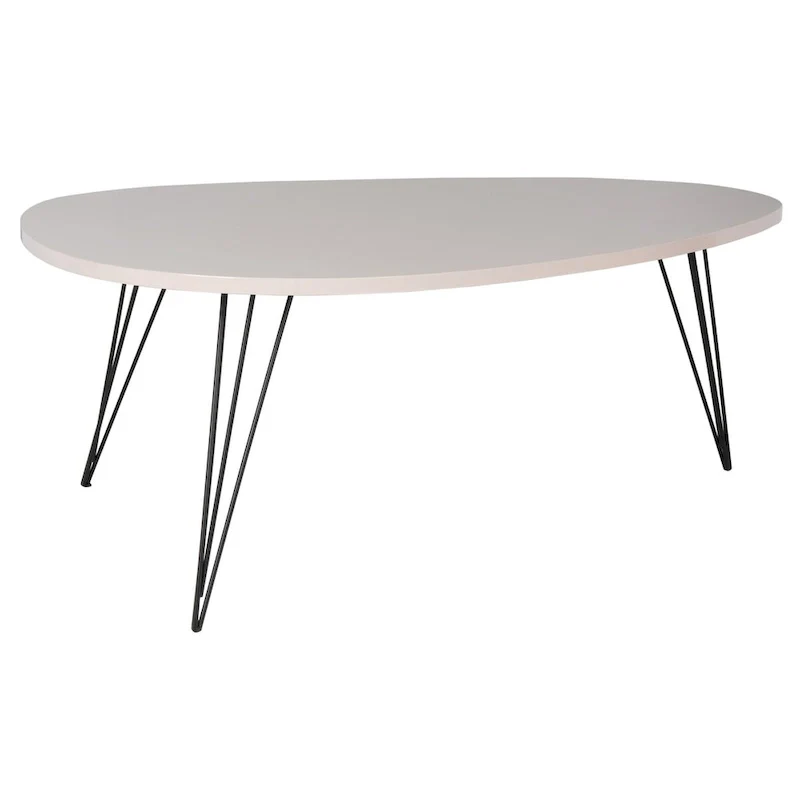 SAFAVIEH Louann Oak Finish/ Black Coffee Table - 44 x 31.5 x 15.6 - 44Wx32Dx16H