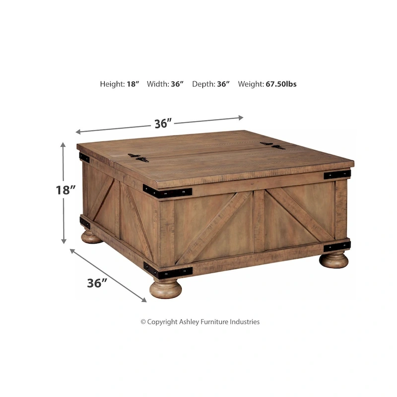 Aldwin Grey Coffee Table