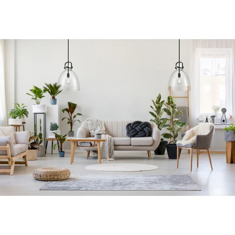 Innovations Lighting Newton Bell - 1 Light 14  Stem Hung Pendant