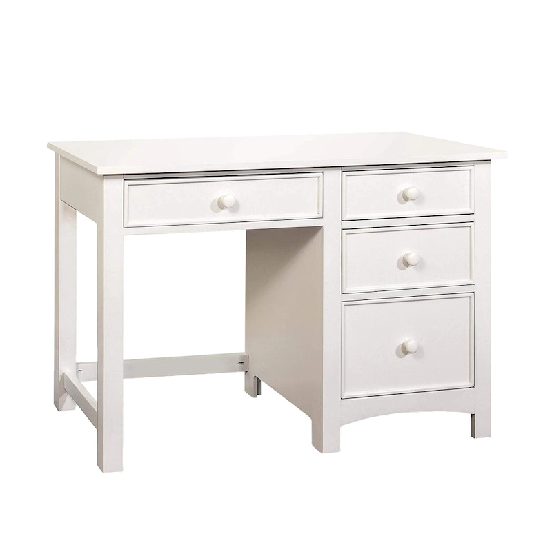 Wooden Desk with Four Drawers