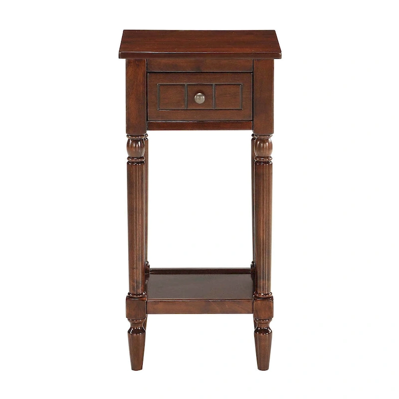 Convenience Concepts French Country Khloe 1 Drawer Accent Table with Shelf