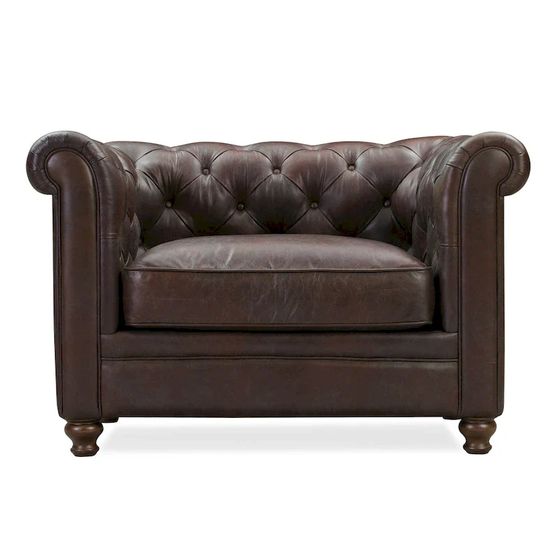 Poly and Bark Lyon Lounge Chair - Genuine Italian Leather