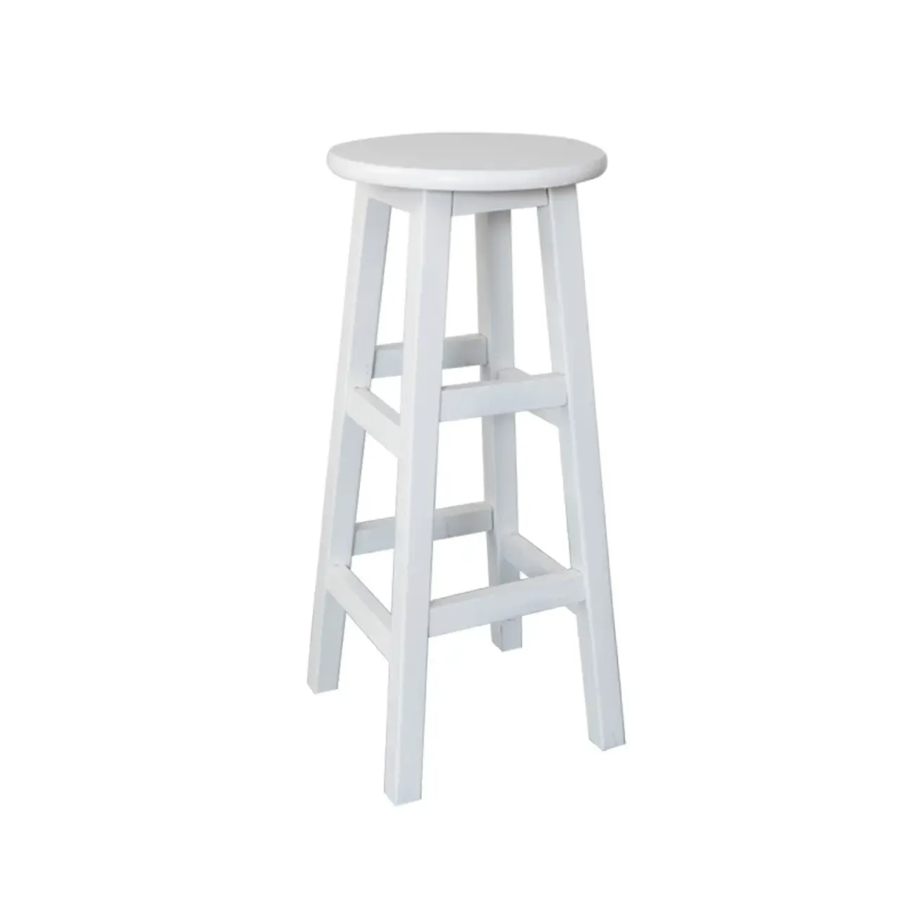 Counter Height Modern Wood Backless Bar Stools
