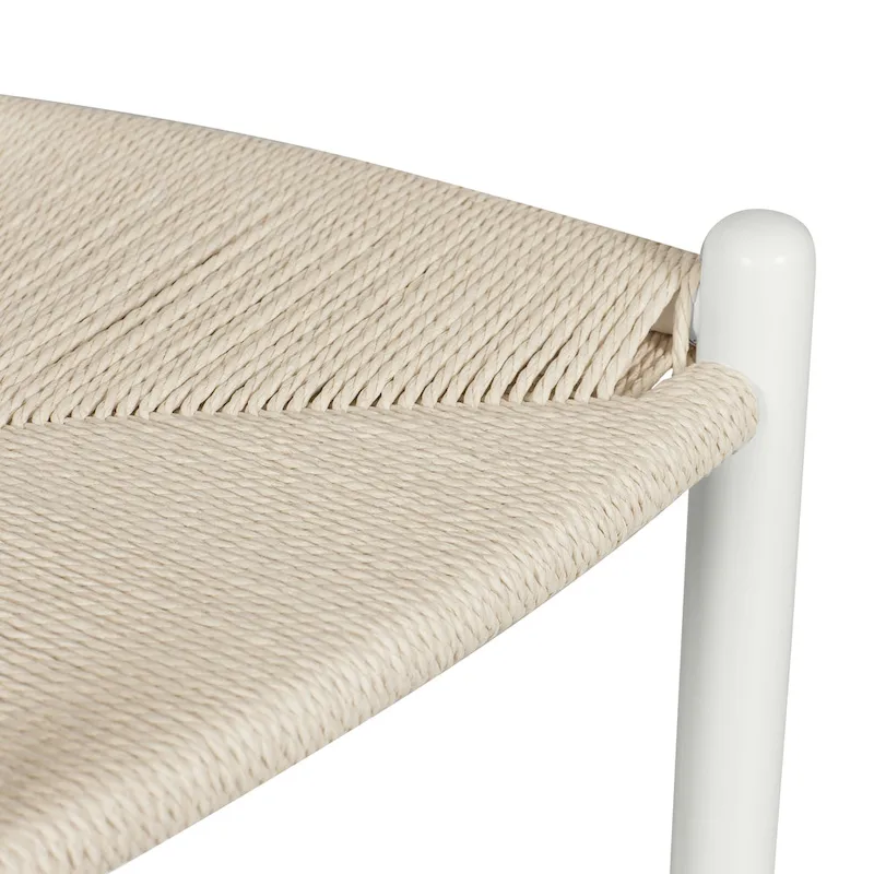 Weave 23.5 Seat Height Counter Stool - Solid Wood with Woven Seat