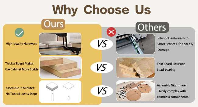 Walker Edison | Lift-Top Elevated Traditional Fluted Coffee Table