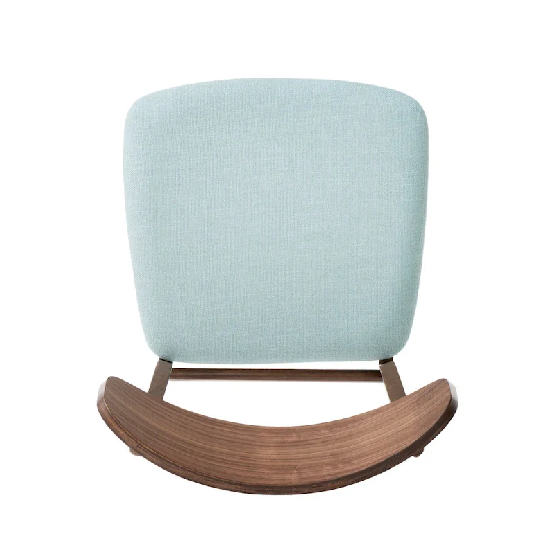 Fabric-upholstered Wood Dining Chairs