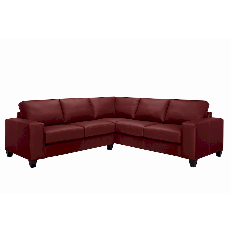 Paulina Top-grain Italian Leather Sectional Sofa