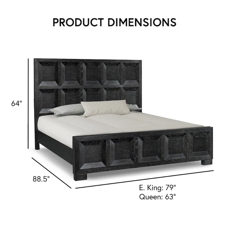 Furniture of America Durem Modern Classic Wood Panel Bed