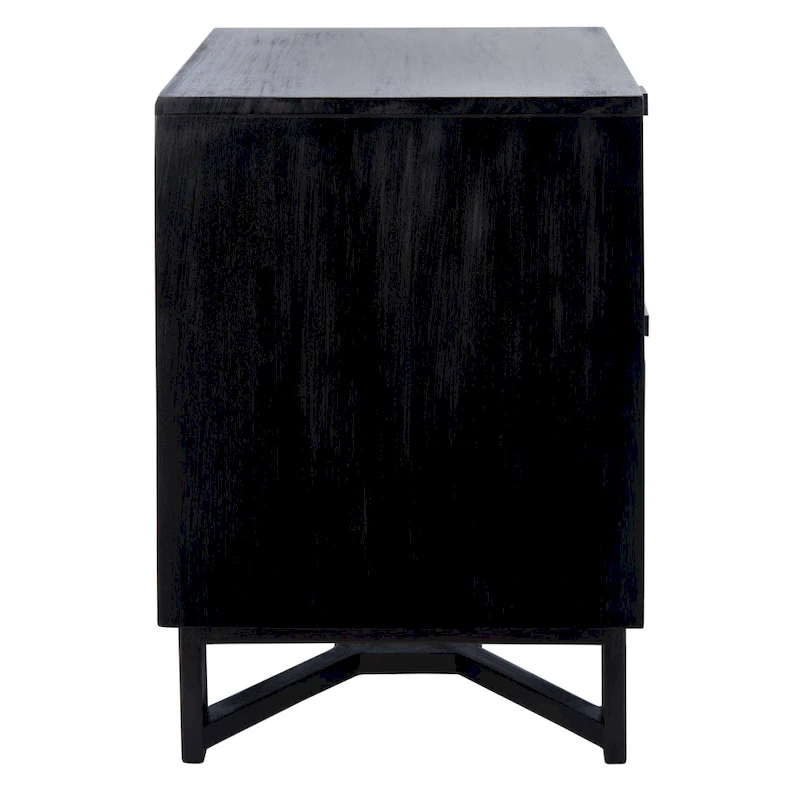SAFAVIEH Dayana 2-Drawer Rattan Accent Table Nightstand