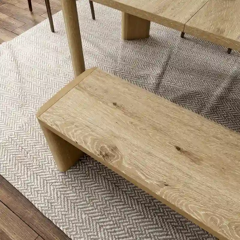 Furniture of America Elira Modern Oak 51-inch Dining Bench