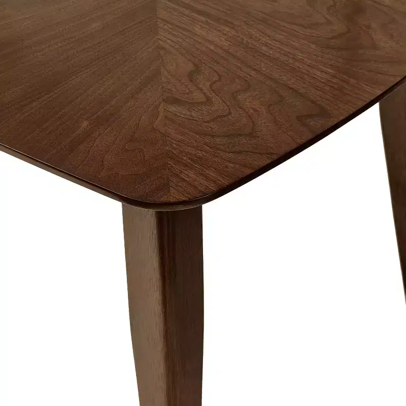 Christopher Knight Home Darien Mid-Century Rubber Wood Dining Table, Walnut