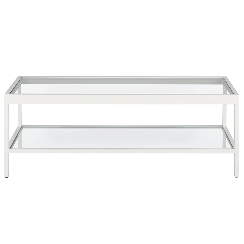 Alexis Metal and Glass Coffee Table