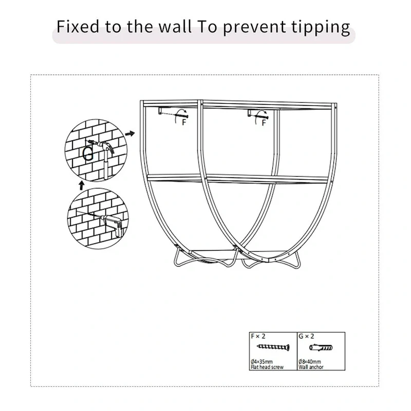 Rustic Demilune Shape Textured Metal Distressed Wood Console Table