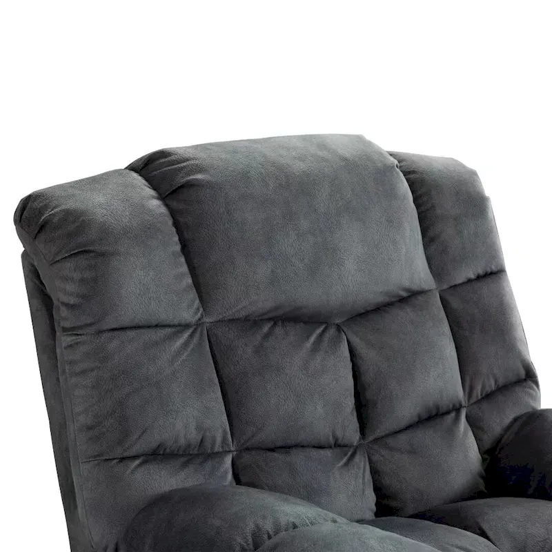 Manual Ergonomic Overstuffed Recliner Chair
