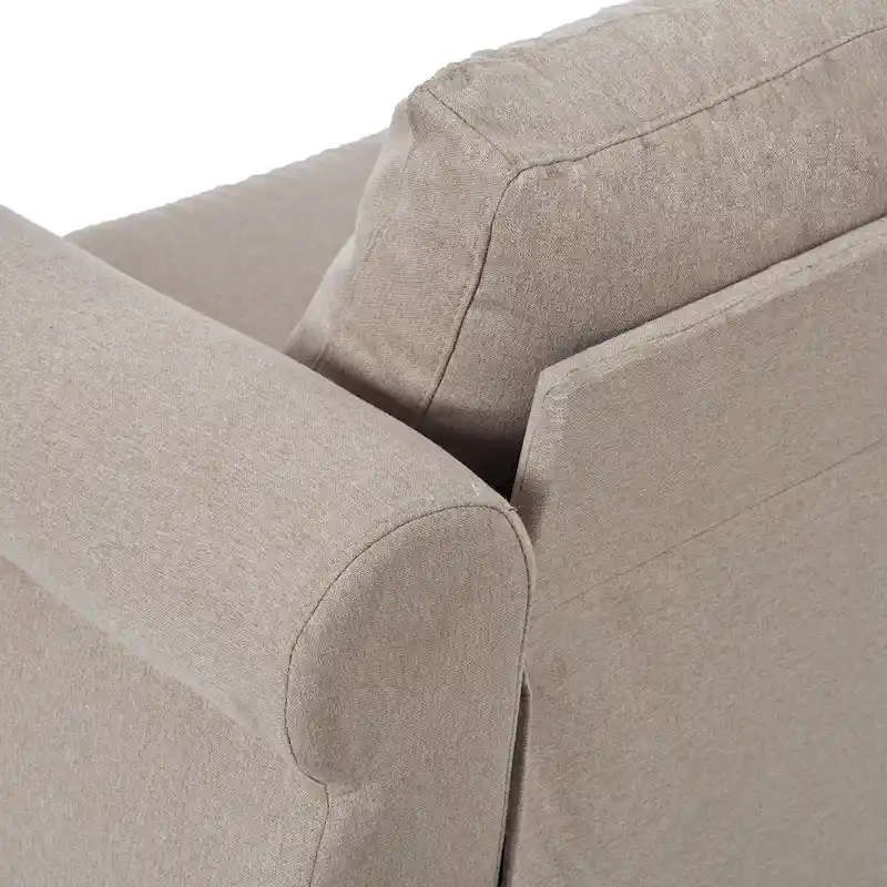 80.7 Pull-Out Sleeper Sofa Bed with Foam Mattress